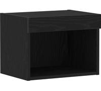 vidaXL Armoire TV Chêne noir 40 x 30 x 30 cm Bois composite