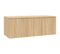 vidaXL Armoire TV Chêne Sonoma 80x34x30 cm Bois composite
