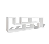 vidaXL Meuble TV double en forme de L Blanc