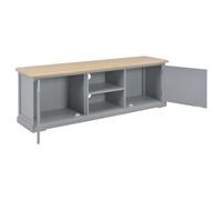 Meuble Tv Gris 120 X 30 X 40 Cm Bois Gris