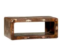 Vidaxl Armoire Tv Multicolore 60x30x25 Cm En Bois Massif Recyclé Multicolore