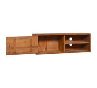 vidaXL Armoire TV murale 90x30x30 cm teck massif