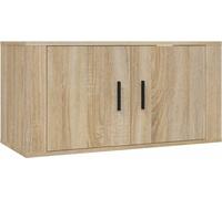 vidaXL Armoire TV murale chêne Sonoma 80x34,5x40 cm
