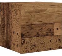 vidaXL Meuble TV Mural Vieux Bois 30,5x30x30 cm, Meuble TV, Armoire multimédia, Meuble latéral, Meuble multimédia, Meuble HiFi, Buffet