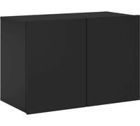 vidaXL Armoire TV murale noire 60x30x41 cm