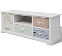 vidaXL Armoire TV style français bois