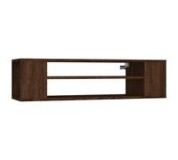 Vidaxl Armoire Tv Suspendue Chêne Marron 100x30x26,5cm Bois Ingénierie Multicolore