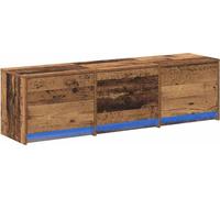 vidaXL Armoire TV vieux bois 140 x 34 x 40 cm Bois composite