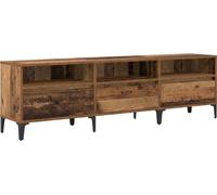 vidaXL Armoire TV vieux bois 150 x 30 x 44.5 cm Bois composite