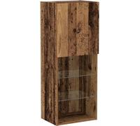 vidaXL Armoire TV vieux bois 40,5 x 30 x 102 cm Bois composite