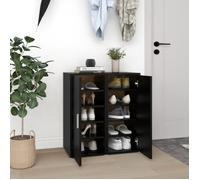 Armoire à Chaussures Placard Rangement Salon Blanc Bois d'Ingénierie vidaXL