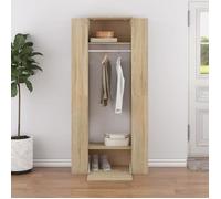 vidaXL Armoires de couloir 2 pcs Chêne Sonoma Bois d'ingénierie 3082038