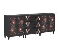 vidaXL Armoires de Rangement 3 pc 180 x 33 x 75 cm Multicolore, Meubles de Rangement pour Salon, déco Moderne, étagères Pratiques, Organisation stylée, Solutions d'intérieur