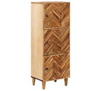 vidaXL Armoires de Rangement avec Stockage Marron 40 x 33,5 x 110 cm, Armoire de Rangement rectangulaire Moderne pour Salon, Meuble média stylé, Gain de Place, organisateurs Maison élégants