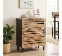 vidaXL Armoires de rangement Motif Motif 60 x 33 x 75 cm Naturel