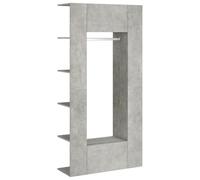 vidaXL Armoires d'entrée 2 pcs. Gris béton Bois composite