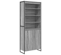 vidaXL Armoires Hautes 2 pcs Gris Sonoma 60 x 36 x 300 cm