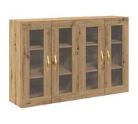 vidaXL Armoires murales 2 pcs Chêne Artisanal 69,5x34x90 cm Bois d'ingénierie