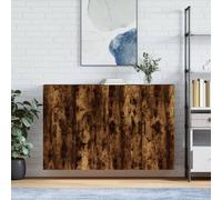 vidaXL Hangkasten 2 st 69,5x34x90 cm gerookt eikenkleurig3195648 chêne G