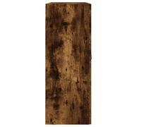 Vidaxl Armoires Murales 2 Pcs Chêne Fumé Bois D'ingénierie Marron