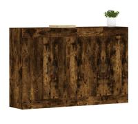 vidaXL Hangkasten 2 st bewerkt hout gerookt eikenkleurig3197990 Marron G