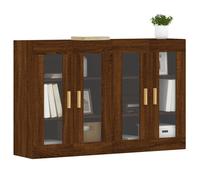 vidaXL Armoires murales 2 pcs chêne marron bois d'ingénierie