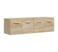vidaXL Armoires murales 2 pcs Chêne sonoma 60x36,5x35 cm Bois Multicolore