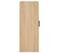 vidaXL Armoires murales 2 pcs chêne Sonoma 69,5x34x90 cm, Armoire, vitrine Murale, Armoire Flottante, Armoire de Rangement