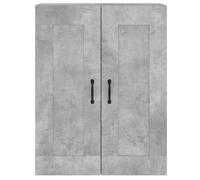 Vidaxl Armoires Murales 2 Pcs Gris Béton Bois D'ingénierie Gris