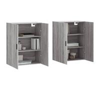 Armoires Murales Suspendues Flottantes Placards Rangement Salon 2 pcs vidaXL