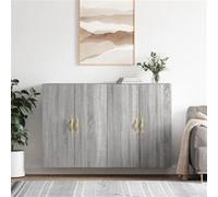 vidaXL Armoires murales 2 pcs sonoma gris 69,5x34x90 cm, armoire, vitrine murale, armoire flottante, armoire de rangement Gris G