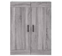 Vidaxl Armoires Murales 2 Pcs Sonoma Gris Bois D'ingénierie Gris