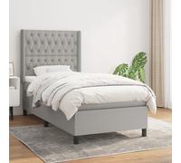 Vidaxl Armoires Murales 2pcs Sonoma Gris 102x30x20cm Bois D'ingénierie Marron