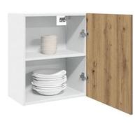 vidaXL Armoires suspendues Lyon 2 pièces Chêne artisanal 50 x 31 x 60 cm Bois d'ingénierie