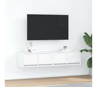 vidaXL Armoires TV 2 pcs. Blanc 60x31x25,5 cm Bois composite