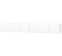 vidaXL Meuble TV 2 pcs Aggloméré 120 x 40 x 34 cm Blanc brillant