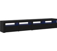 vidaXL Armoires TV 2 pcs Chêne noir 240 x 35 x 40 cm Bois composite