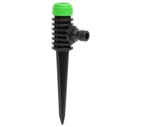vidaXL Arroseur rotatif 6 pcs. Vert et noir 3x6x19,5 cm ABS & PP