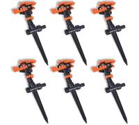 vidaXL Arroseurs à impulsion de jardin 6 pcs
