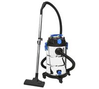 Vidaxl Aspirateur Sec Et Humide 1200 W 30 L Argentã©