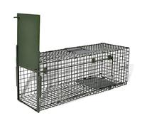 vidaXL Attrape à Animaux avec 1 Porte Piège d'animaux Cage Capture d'animaux