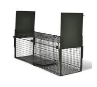 vidaXL Attrape à Animaux avec 2 Portes Piège d'animaux Cage Capture d'animaux