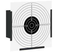 vidaXL Attrape-plombs Noir 17 x 17 cm Acier, Accessoire de tir intérieur, Cible compacte pour améliorer Vos compétences, piège Robuste et Polyvalent