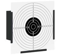 vidaXL Attrape-plombs Noir 17 x 17 cm Acier, Accessoire de tir intérieur, Cible compacte pour améliorer Vos compétences, piège Robuste et Polyvalent