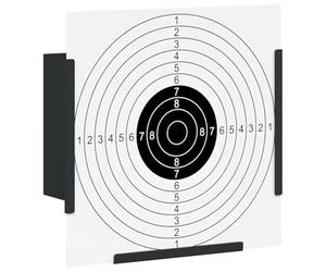 vidaXL Attrape-plombs Noir 17 x 17 cm Acier, Accessoire de tir intérieur, Cible compacte pour améliorer Vos compétences, piège Robuste et Polyvalent