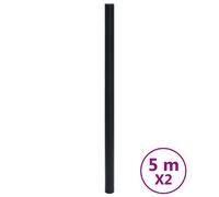 vidaXL Autocollants auto-adhésifs pour meuble noir mat 90x500 cm PVC