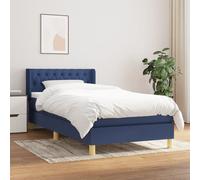 Vidaxl Auvent Automatique Capteur De Vent/Led 450x300 Cm Bleu Et Blanc Blanc