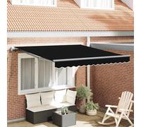 Vidaxl Auvent Automatique Noir 350 X 250 Cm