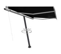 Vidaxl Auvent Automatique Sur Pied 350x250 Cm Anthracite Gris
