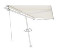 Vidaxl Auvent Automatique Sur Pied 400x300 Cm Crème